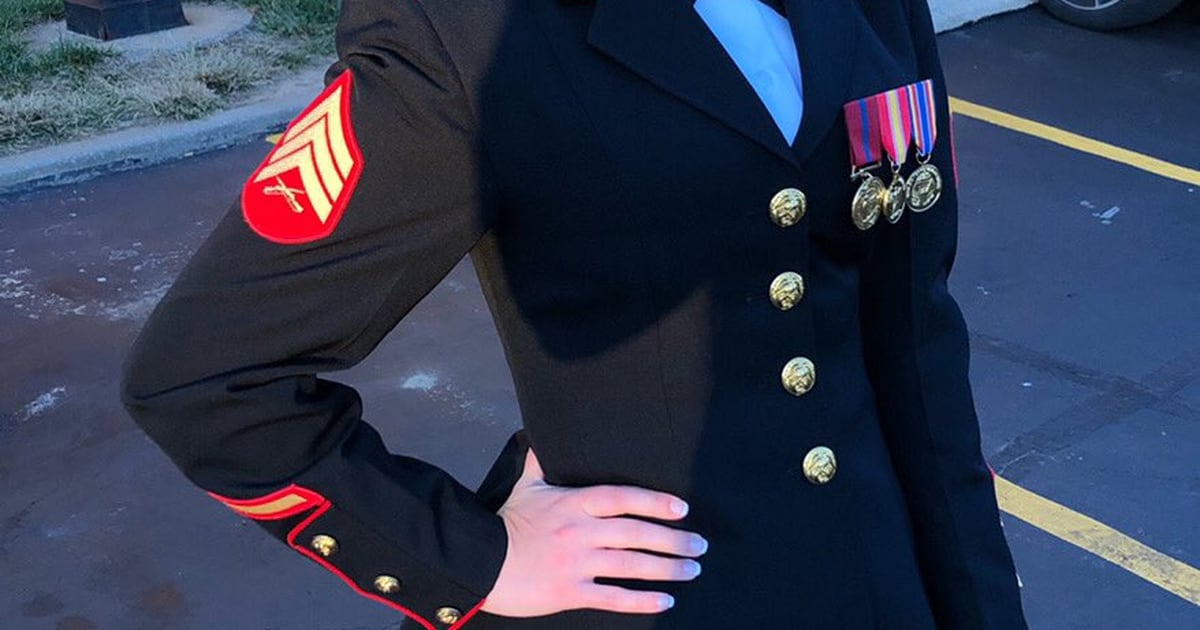 Marine says her sexual photos and videos from a paid site are being spread around Camp Wilson