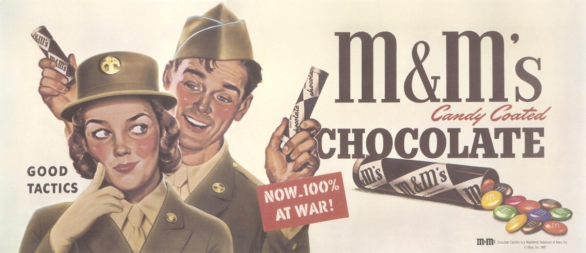 Combat candy As M&Ms turn 75, a look at sweets in service