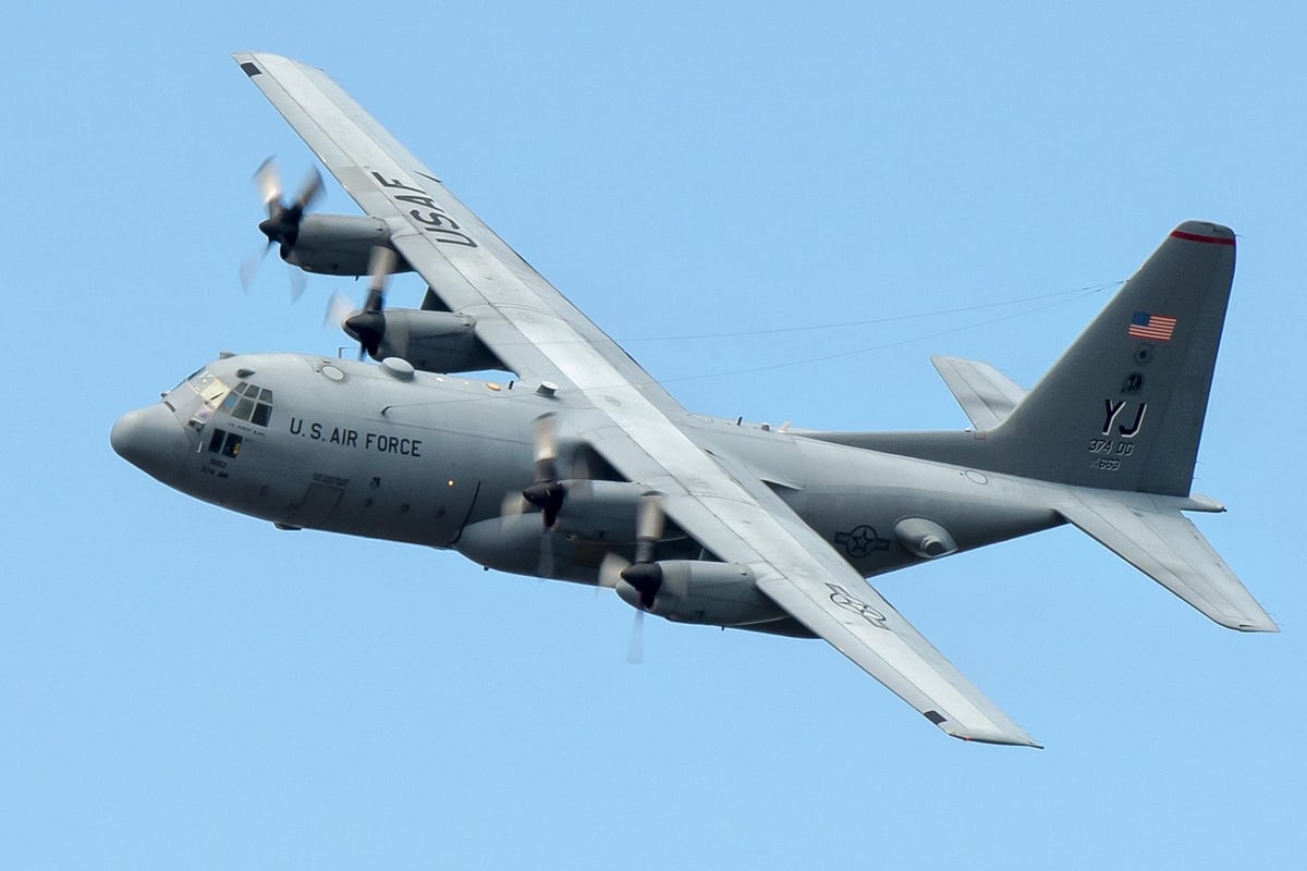 U.S. Air Force C-130J Super Hercules Combat Airdrop – Afghanistan – Nov 4 – 2019