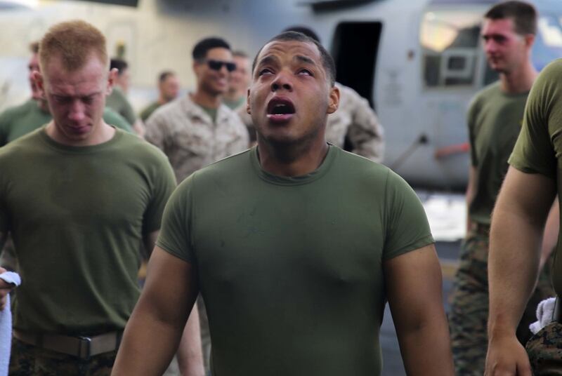 A Day In The Life Photos Of Marines Getting Oc Spray Certified Are Pure Gold