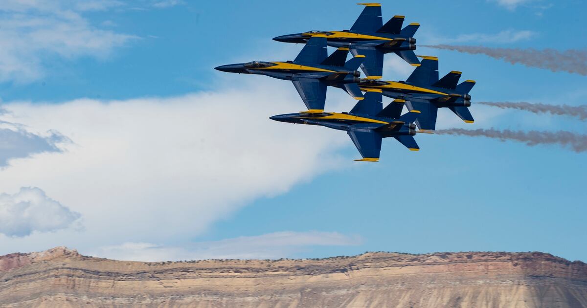 2 Blue Angels Jets Make Contact Midair During Practice In Florida