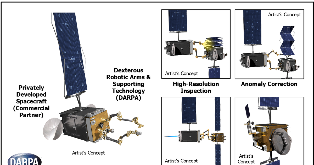 Orbital ATK sues DARPA over robotic satelliteservicing program
