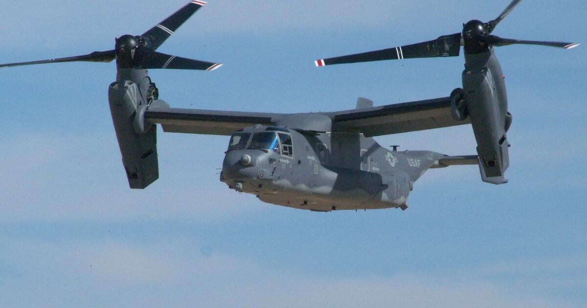 Air Force Looking At Using Ospreys For Search And Rescue