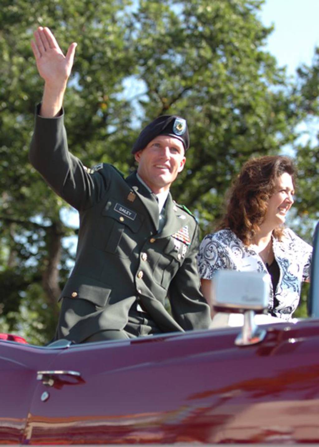 green service uniform