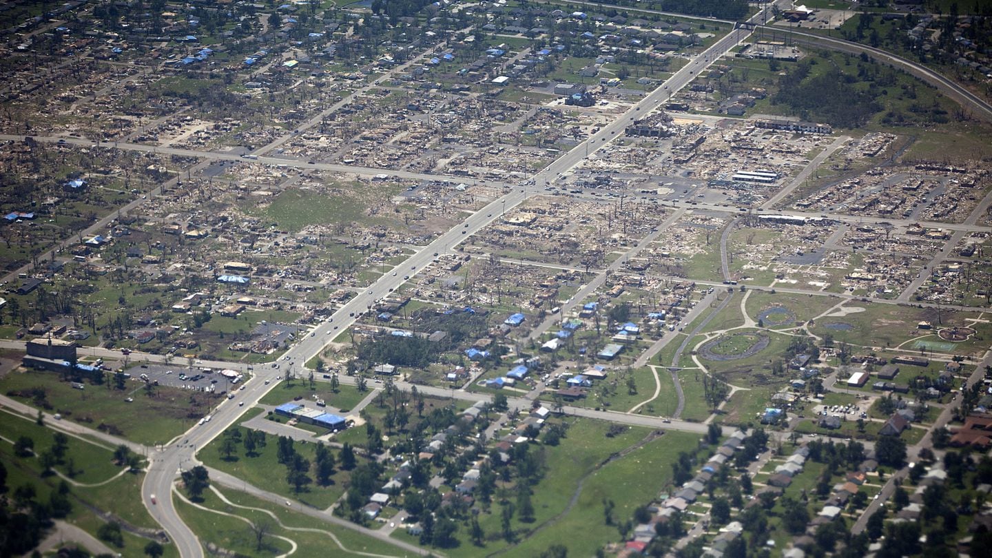 A deadly tornado damaged Joplin, Mo., in May 2011. (Brendan Smialowski/AFP via Getty Images)