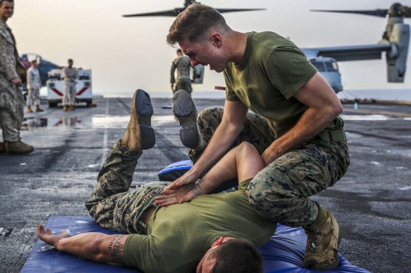A Day In The Life Photos Of Marines Getting Oc Spray Certified Are Pure Gold