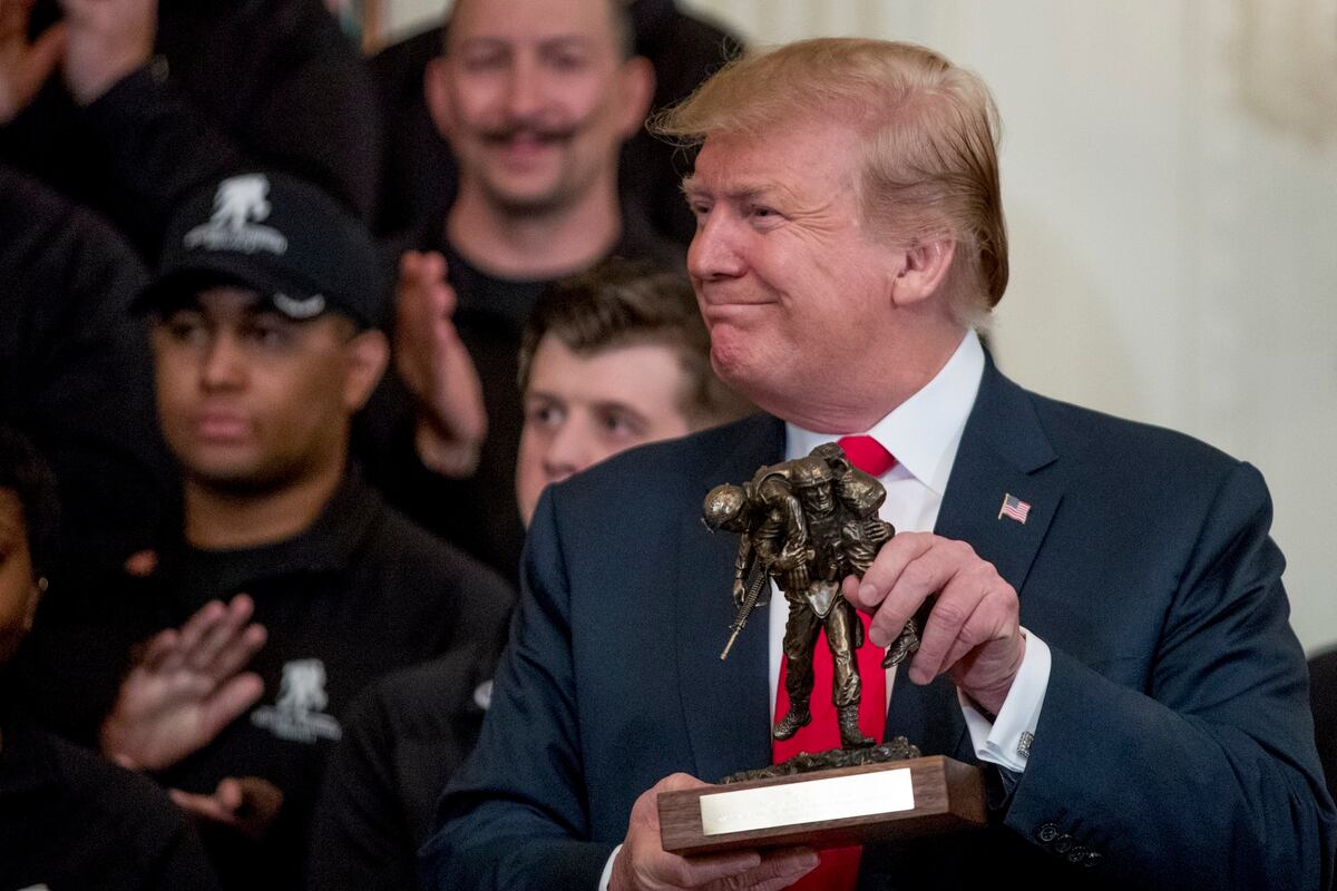 Trump Says He Would Have Liked To Join The Military Just Not