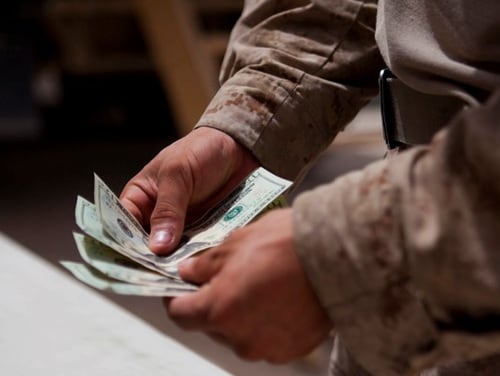 Financial help is available for those in the military affected by coronavirus restrictions. (Cpl. Paul Peterson/Marine Corps)