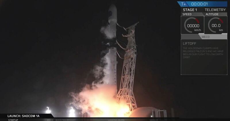 Social media lights up with SpaceX satellite launch