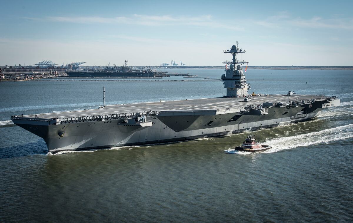 No Urinals On The New Navy Aircraft Carrier