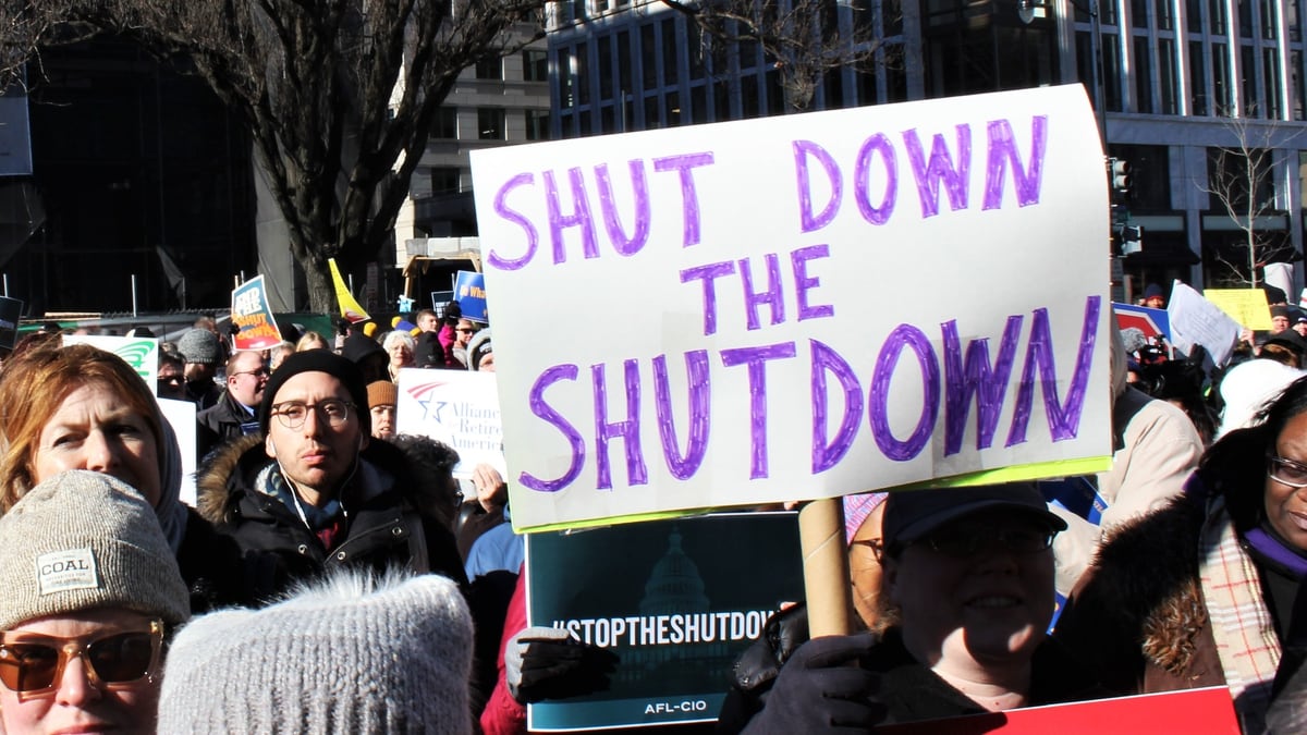 Image result for photos of end the shutdown rallies