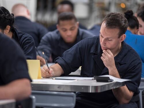 Petty officer advancements are trending down this spring