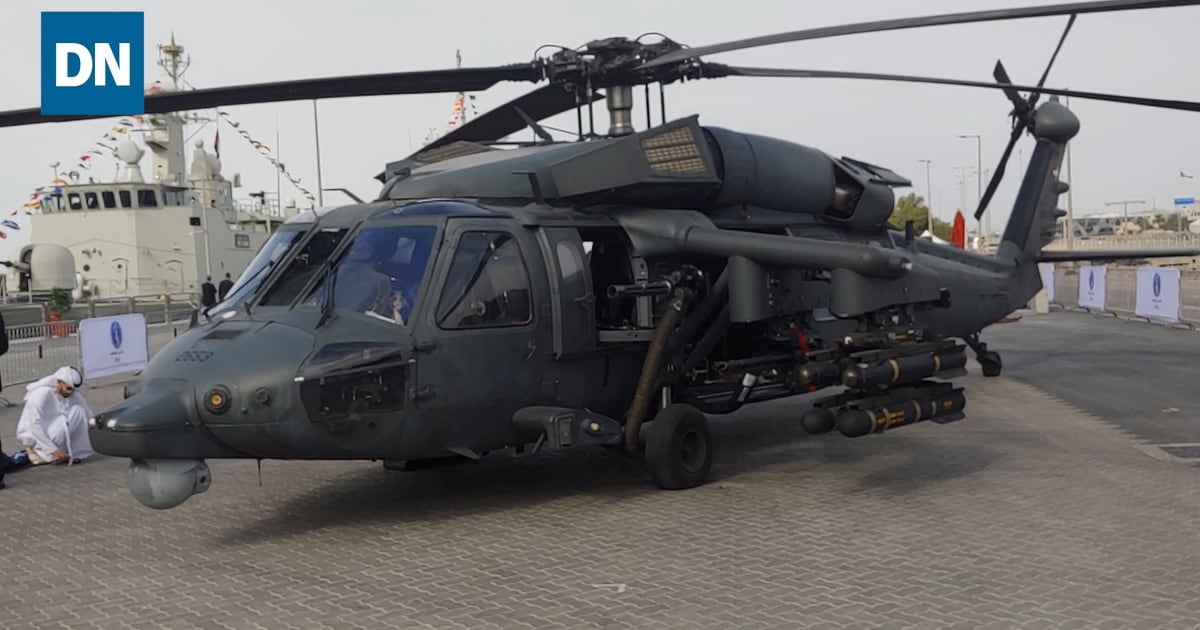 The armed Black Hawk of the UAE military is revealed