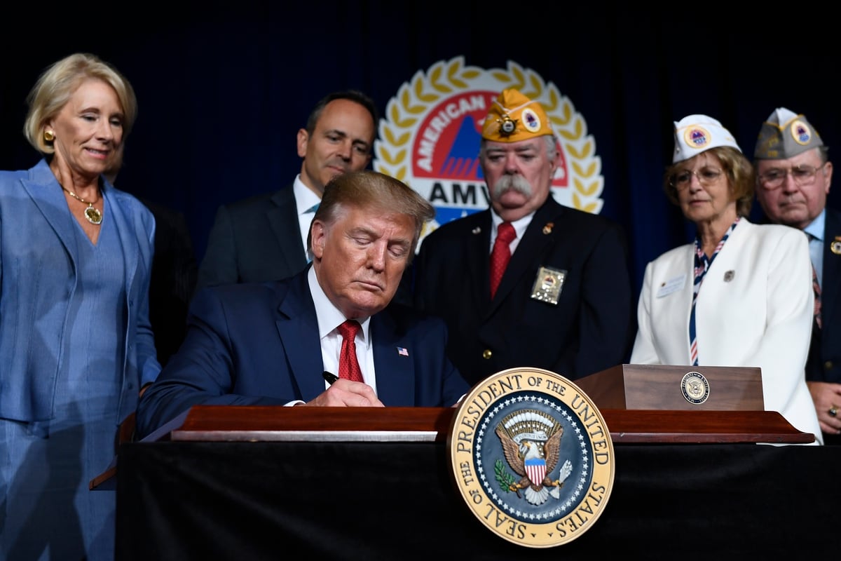 Trump Orders Easier Process To Forgive Disabled Vets Student Loans