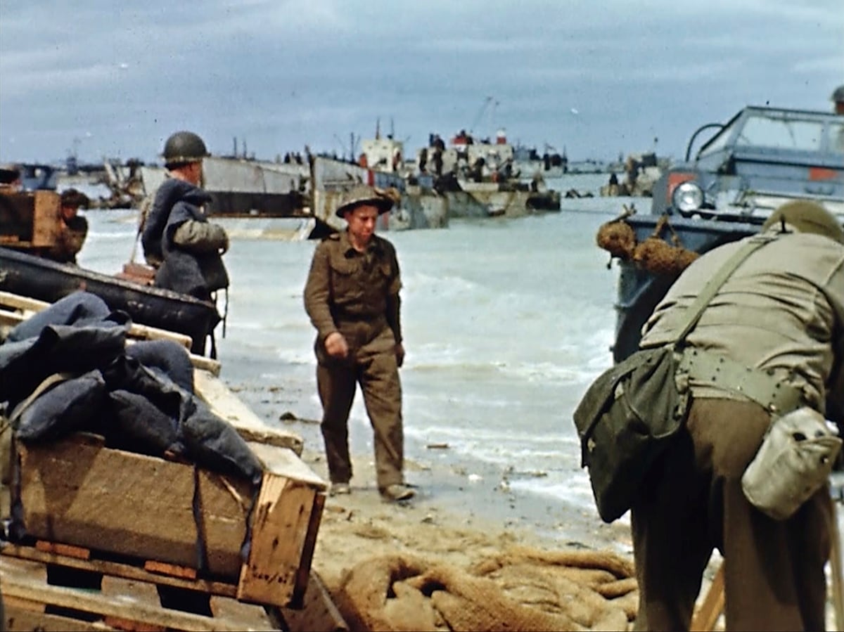 Rare color footage brings DDay memories alive, 75 years on