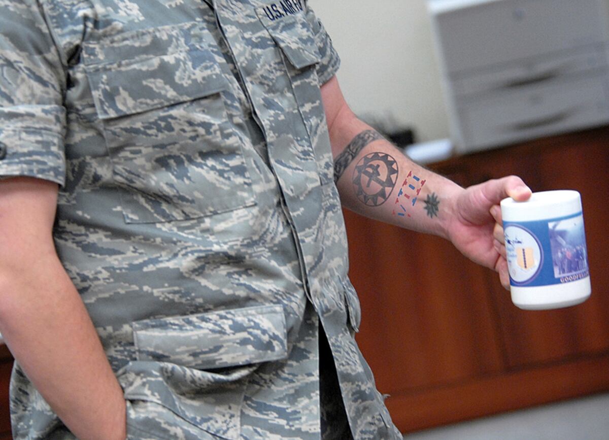 Airmen weigh in on possible changes to tattoo policy