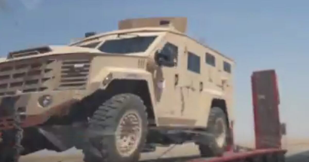 Us Backed Kurdish Fighters Get Lenco Bearcat Armored Vehicles