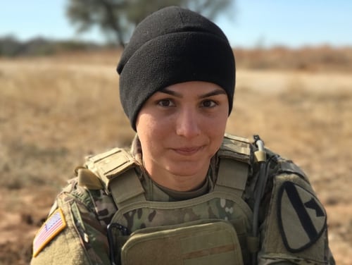 Spc. Alex Ketchum, then an infantryman with 1st Cavalry Division at Fort Hood, Texas, officially changed her gender marker in 2017. (Photo courtesy Spc. Alex Ketchum)