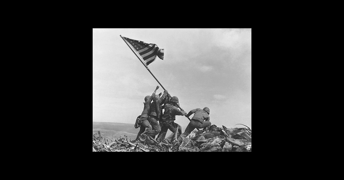 Iwo Jima The Story Behind Alan Wood And The Famous Flag On