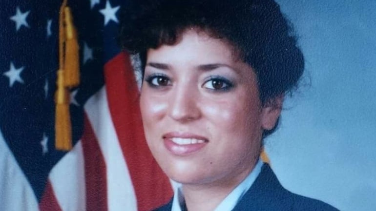 Denise Torri and her husband served at George Air Force Base together from 1986 to 1989. She was an aircraft maintenance scheduler for the OV-10s, he was a weapons armament specialist. They got married in 1987 and got pregnant soon after. She miscarried. (Photo courtesy Denise Torri)