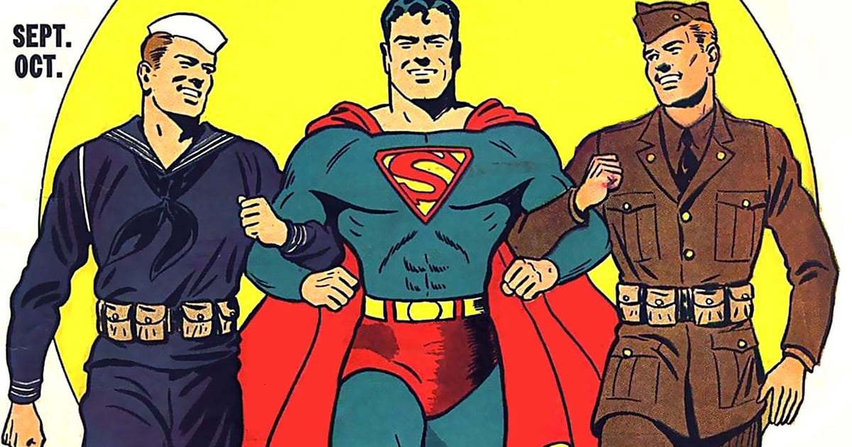 1943 Superman Comic Pits The Man Of Steel Against The Military S Arch Nemesis Jody