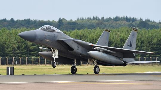 This September, Air Force Secretary Heather Wilson pushed back on reports that the service was considering a new version of the F-15 to replace its legacy F-15C/Ds. (Staff Sgt. Alex Fox Echols III/U.S. Air Force)