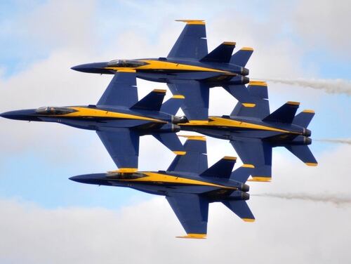 Blue Angels Begin The Shift To Super Hornets