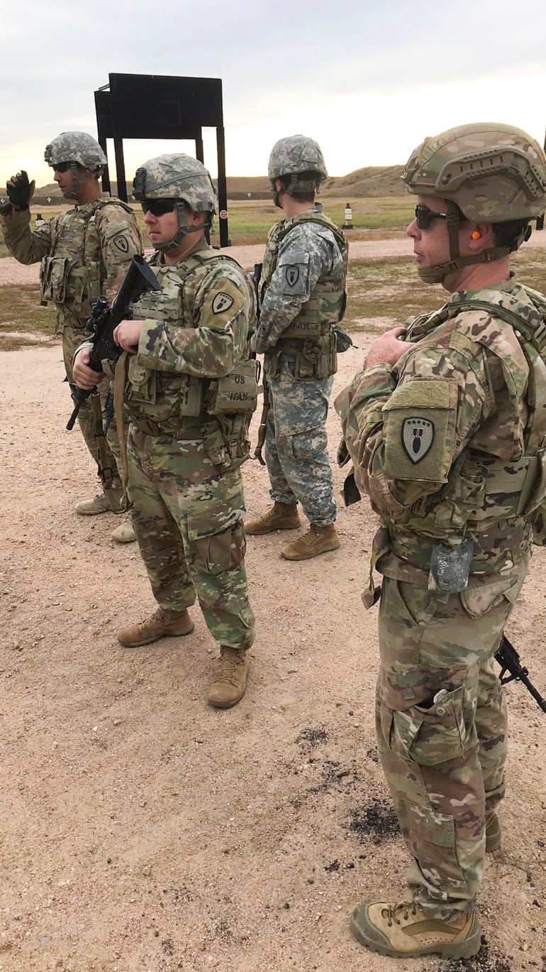 Soldiers fieldtest the Army's newer, lighter body armor
