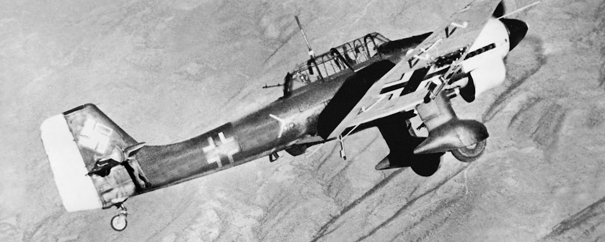 WW II German   Photo Stuka Dive Bomber