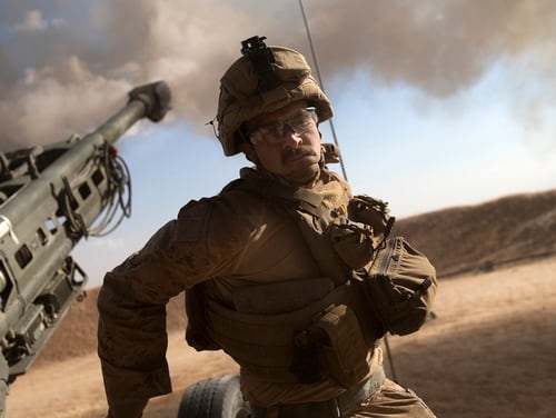 A U.S. Marine fires an M777-A2 Howitzer in Syria, June 1, 2017. (Sgt. Matthew Callahan/Marine Corps)