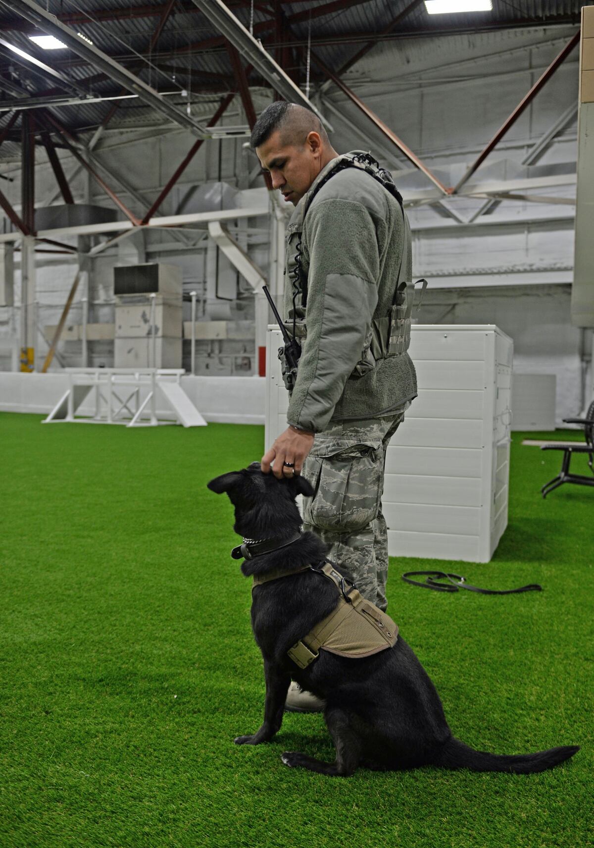 Ellsworth Air Force Base Houses New Indoor Training Facility For Military Dogs