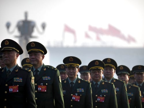 The Chinese military has established a Network Systems Department, responsible for information warfare. (Mark Schiefelbein/AP)