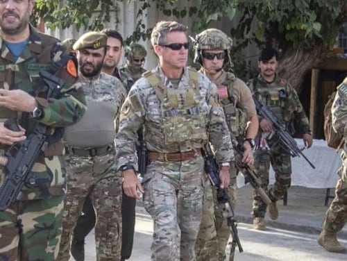 Gen. Scott Miller, who commands U.S. forces in Afghanistan, told the BBC that Afghan forces must be ready to defend their country. (Operation Resolute Support)