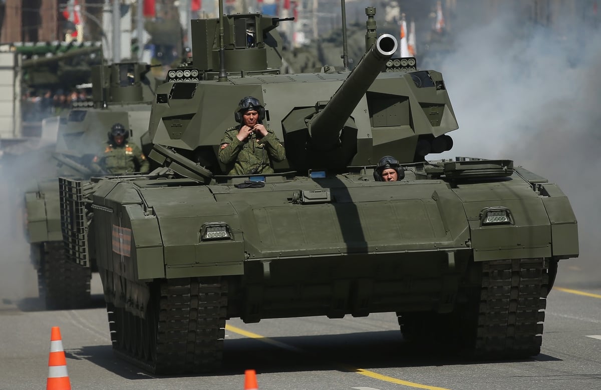 modern russian tanks in ukraine