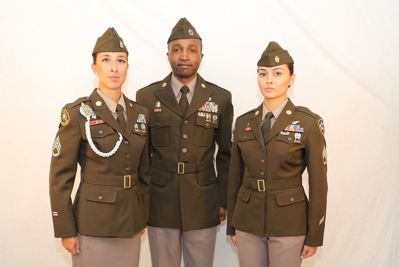 army green service uniform price