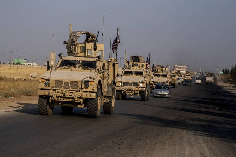 U.S. military convoy
