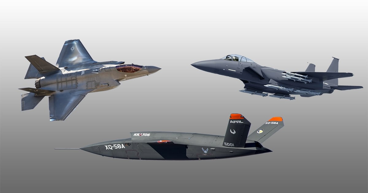 Under Skyborg program, F-35 and F-15EX jets could control ...