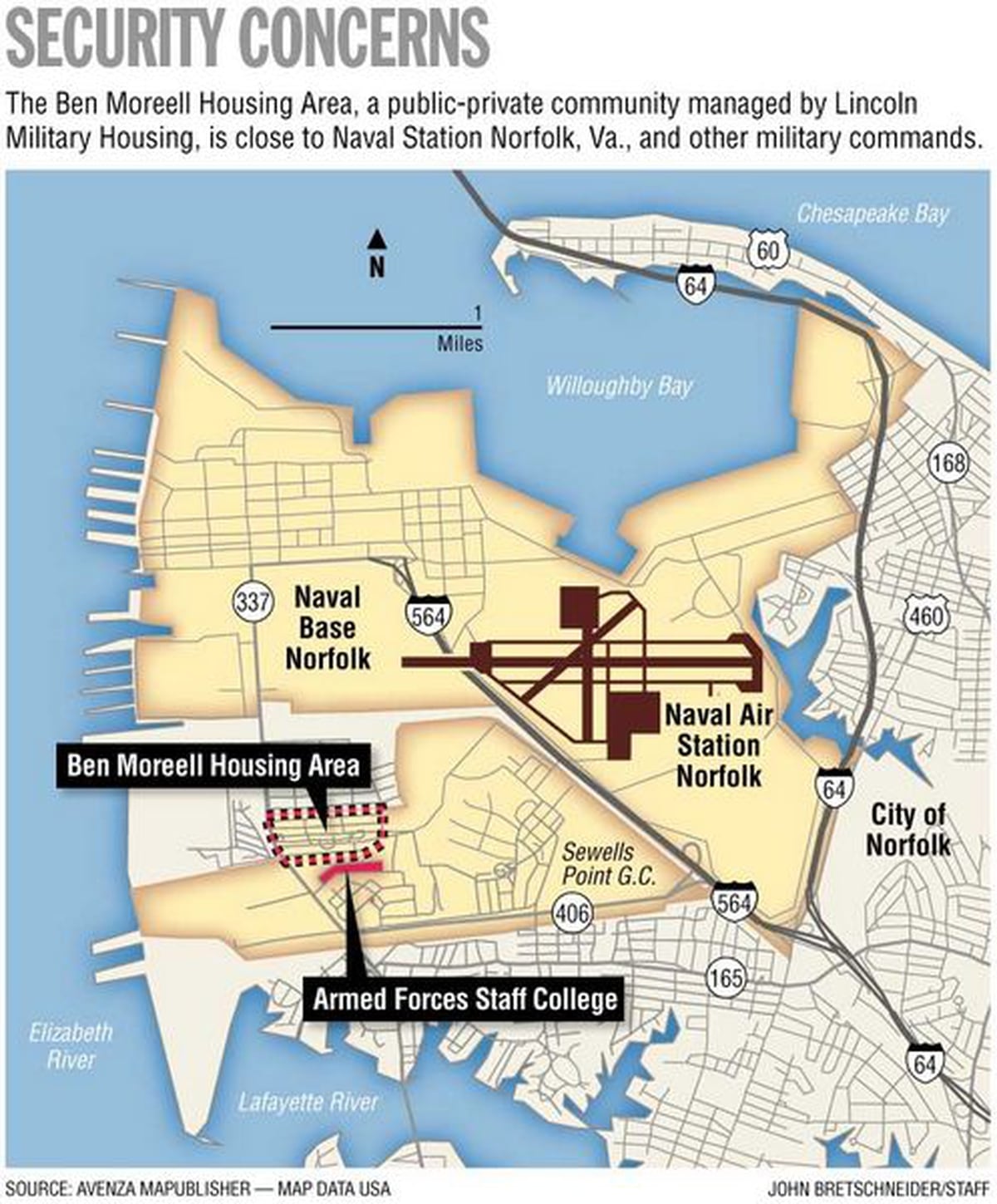 norfolk naval base map Safety Worries Grow In Off Base Norfolk Housing norfolk naval base map