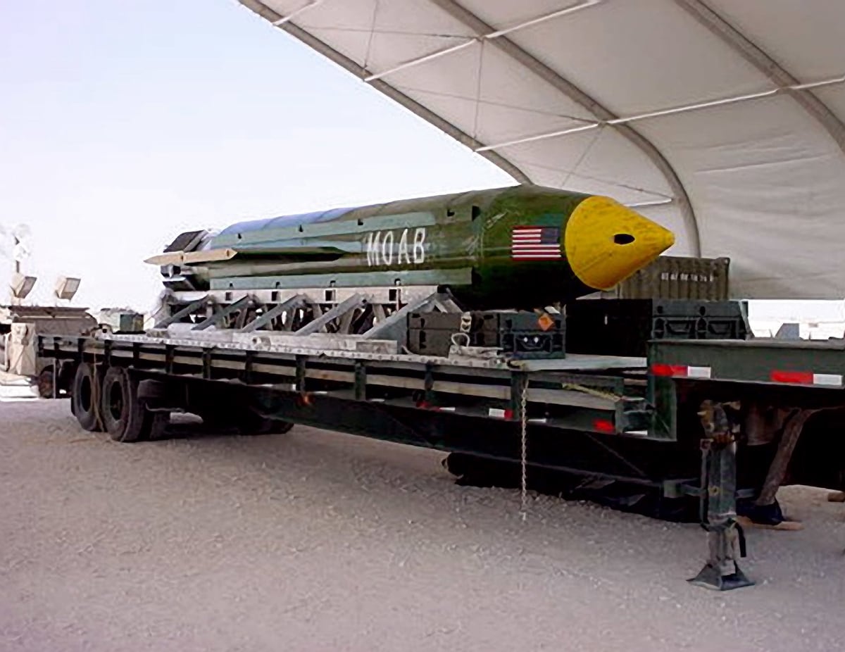 Image result for moab bomb