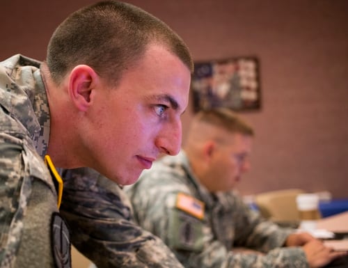 The Army's Cyber School is working to develop curricula to incorporate information operations. (Staff Sgt. Tracy J. Smith/Georgia Army National Guard)