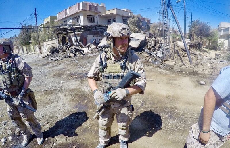 Special Warfare Operator Chief Edward “Eddie” Gallagher in Iraq in 2017. (courtesy photo)