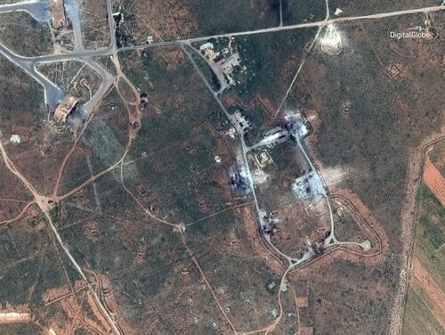 The Space Development Agency is working with the Army to develop the ability to track time-sensitive ground threats from space and provide real-time information to war fighters. (satellite image DigitalGlobe)