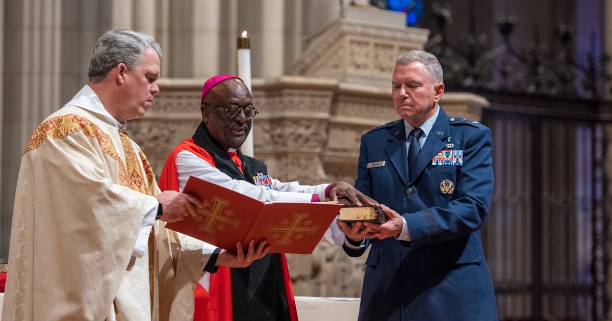 Space Force Bible blessing spurs protest