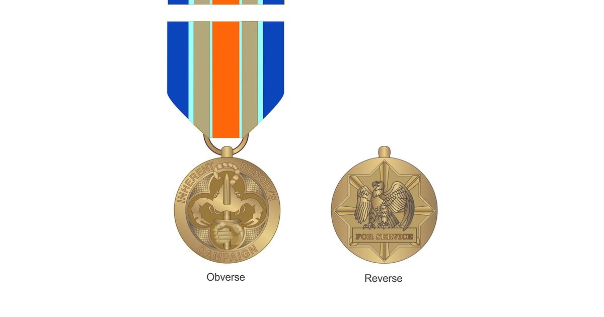 This Is The U S Military S New Medal For Troops Fighting Isis
