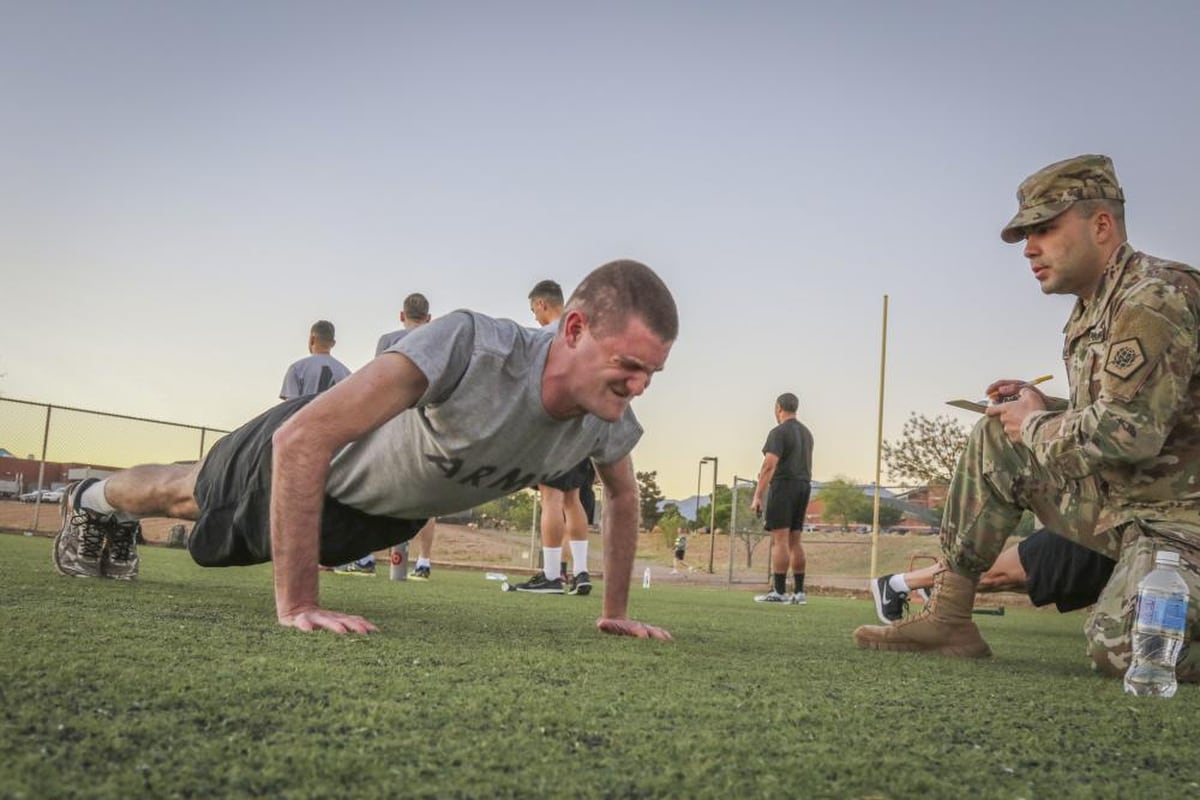 Get Fit For The Army Wall Chart