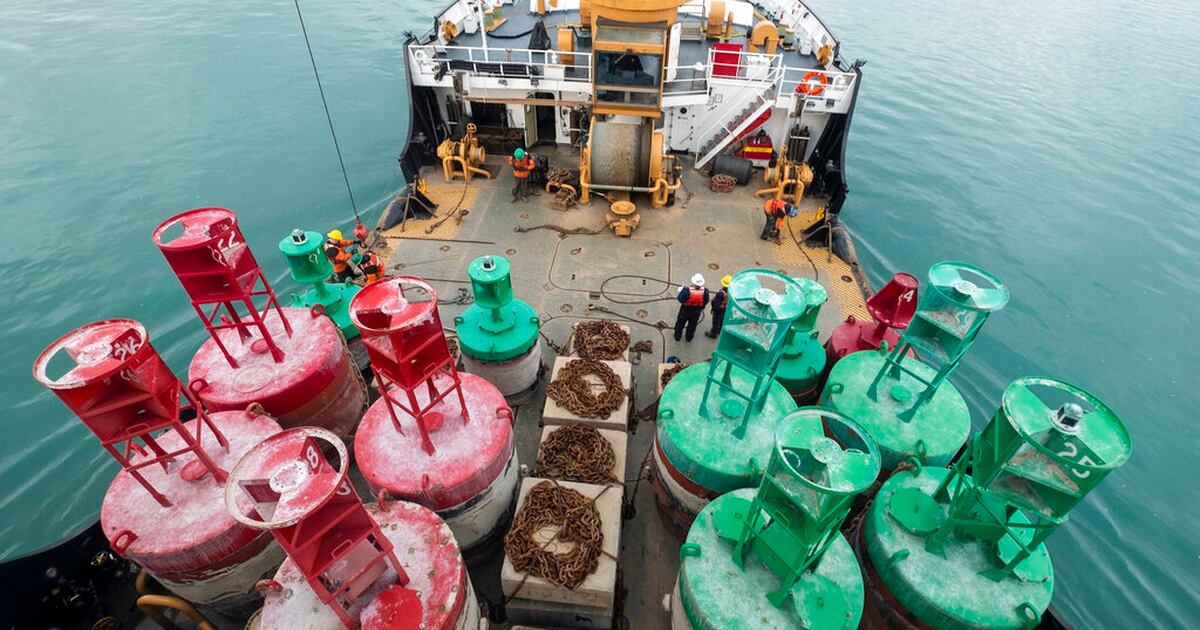 Coast Guard Cutter Hollyhock Sets Buoy Tending Record