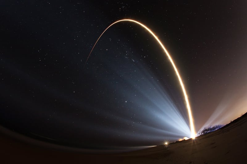 The third Space-Based Infrared Systems Geosynchronous Earth Orbit spacecraft launches aboard an Atlas V rocket. (United Launch Alliance)