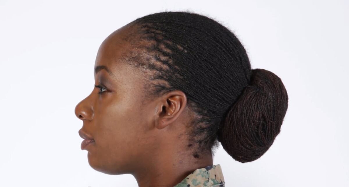 Locks and twists authorized for female Marines' hair