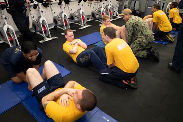 Navy Votes Down The Sit Up For Prt