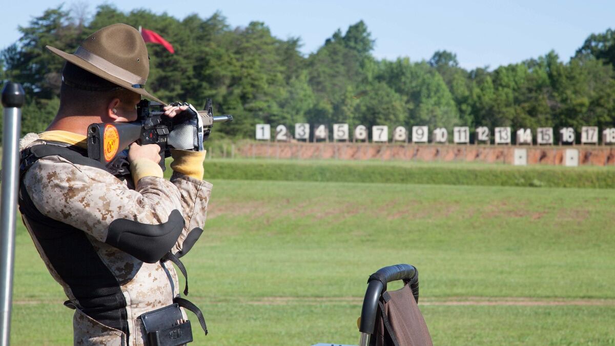 Marine shooting team preps for competition against Army champions